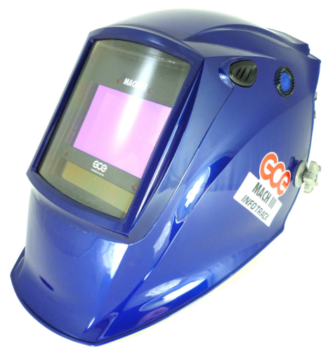 GCE-Schweißerschutzhelm MACH III mit Solarzelle, DIN 4-13, Hellstufe DIN 4, 4 Sensoren